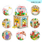 10 in 1 Wooden Activity Cube Montessori Educational Learning Toys for Baby Toddlers, Sorting & Stacking Board Gifts for 1+ Year Old