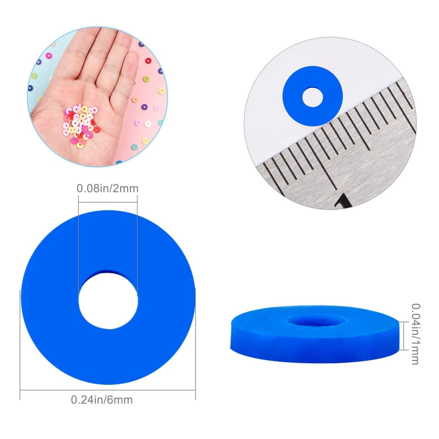 12000+ Clay Flat Preppy Polymer Heirship Beads Friendship Bracelet Making Kit