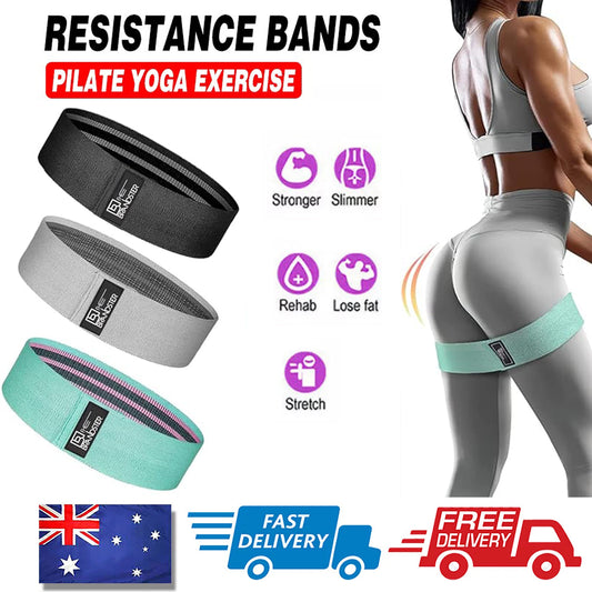 Workout Exercise Resistance Booty Bands Set-3 Hip Circle Loop Bands Set and Bag