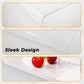 45x40 cm Acrylic Clear Cutting Board with Counter Lip for Kitchen Countertop Non Slip, Upgraded Thicker Large Cutting Board for Countertop Protector