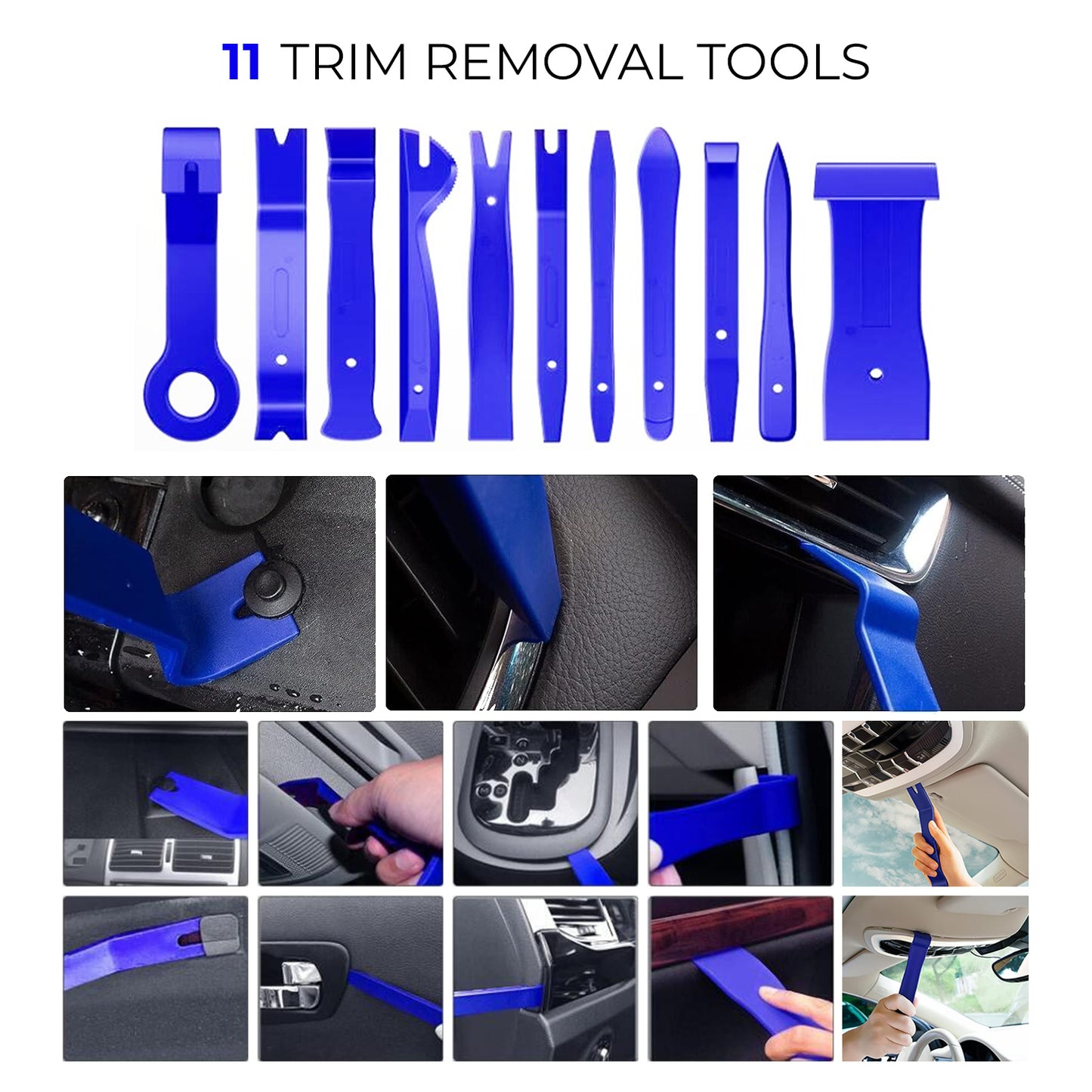 238x Car Trim Removal Tool Kit Auto Hand Tools Installer Pry Repair Kit