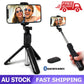 Bluetooth Selfie Stick Handheld Tripod with Rechargeable Shutter For Cell Phones