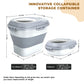 Airtight Collapsible Grain Rice Storage Bin Thickened 25L Capacity Measuring Cup