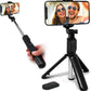 Bluetooth Handheld Selfie Stick Rotating Tripod Wireless Remote For Mobile Phone