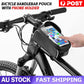 Bicycle Waterproof Front Frame Bag Top Tube Handlebar Bag and Phone Mount - New2