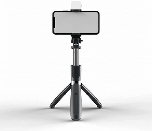 Portable Extendable Handheld Selfie Stick Tripod Stand with Wireless Remote