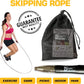 Aluminum Handle Rapid Speed Adjustable Wire Ball Bearing Skipping Rope Jump Rope
