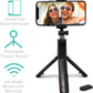 Bluetooth Selfie Stick Handheld Tripod with Rechargeable Shutter For Cell Phones