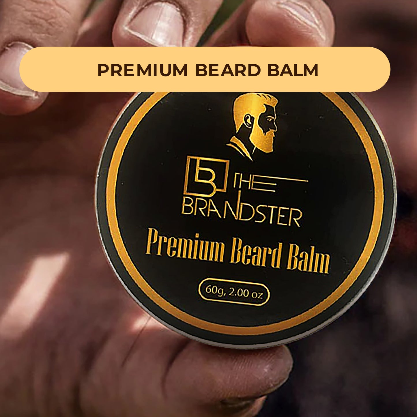 4 in 1 Beard Grooming, Styling and Trimming Kit for Men, Beard Balm, Beard Brush & Comb and Scissor